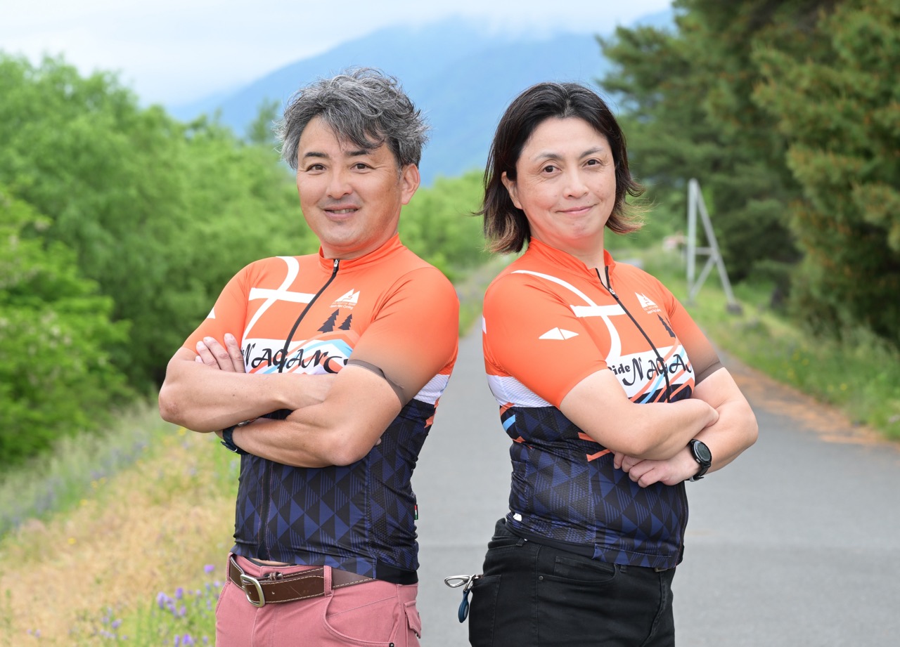 Raita Suzuki and Yukie Sawada, founders of Ride Nagano