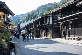 Nakasendo trail in Nagano Japan