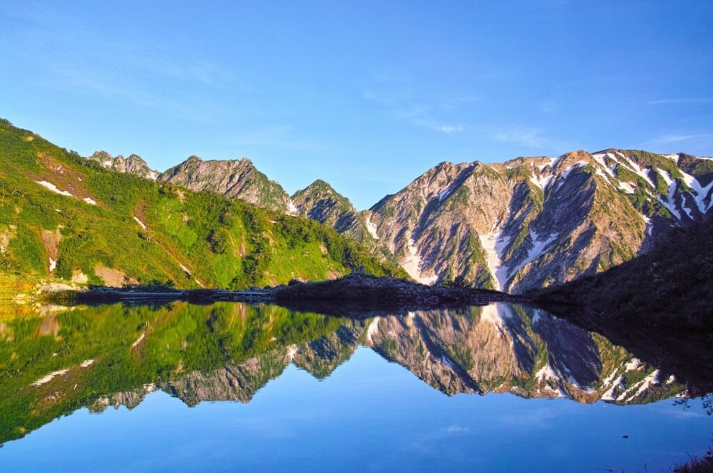 Happo pond, Hakuba, Nagano prefecture